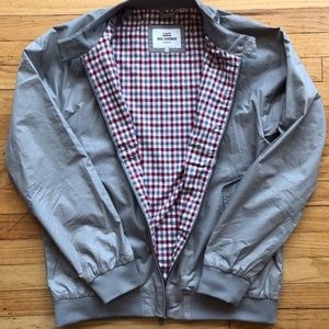 BEN SHERMAN Classic Harrington Jacket - Grey - XL
